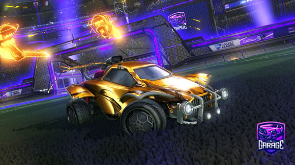 A Rocket League car design from Lewis14T_