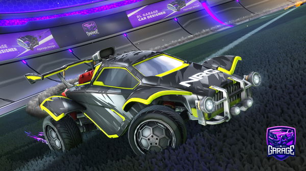 A Rocket League car design from raparber