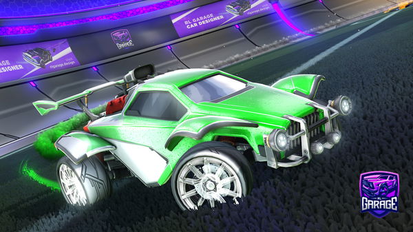 A Rocket League car design from drft_rl