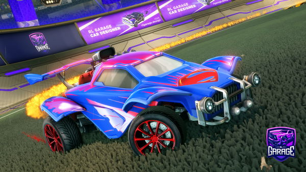 A Rocket League car design from Bransten