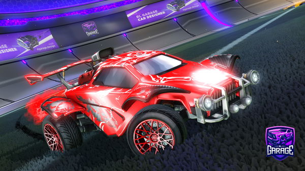 A Rocket League car design from SilverRL_