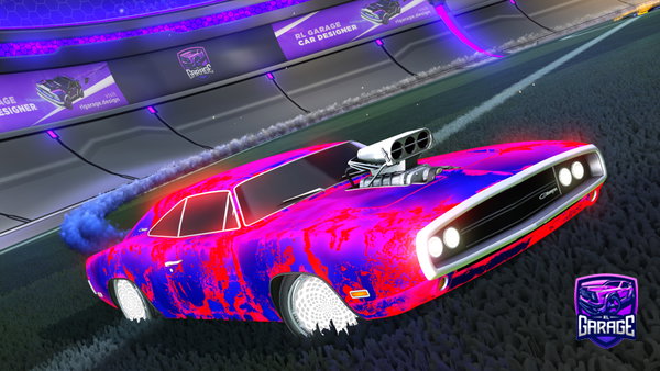 A Rocket League car design from GODViN