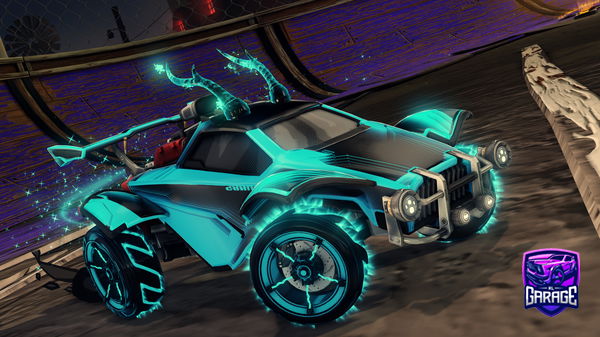 A Rocket League car design from phant0mb0y76