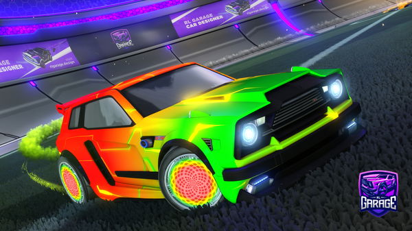 A Rocket League car design from JumboNL