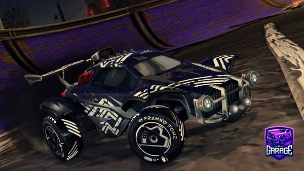 A Rocket League car design from itung17