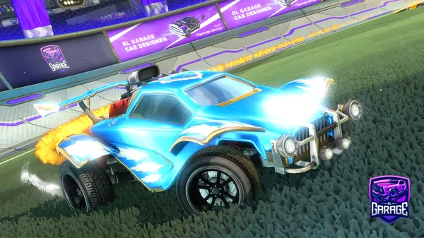 A Rocket League car design from Babyboss7