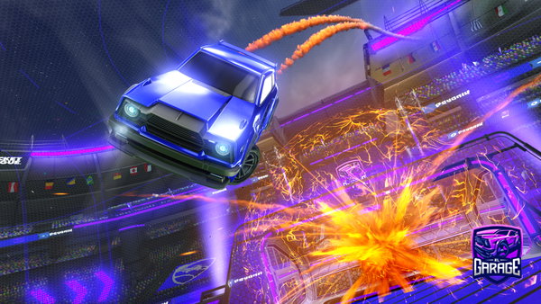 A Rocket League car design from fennec-goat