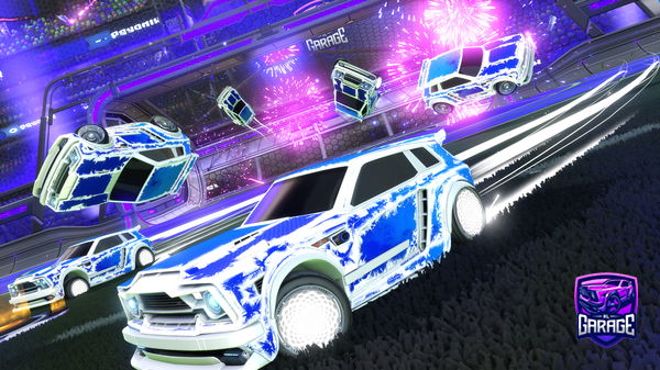 A Rocket League car design from Konamii