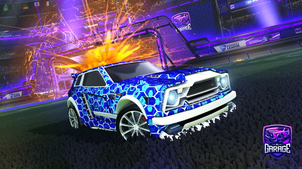 A Rocket League car design from ApX9587