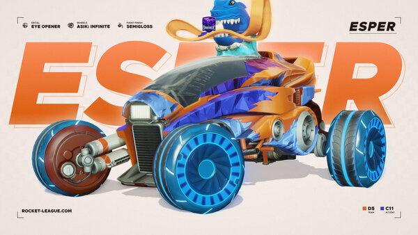 A Rocket League car design from abspielen