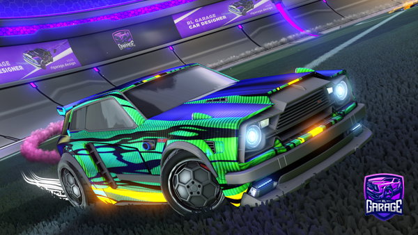A Rocket League car design from Gxingey