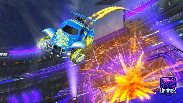 A Rocket League car design from TheFamousTLB