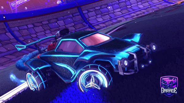A Rocket League car design from TORNAYYDO