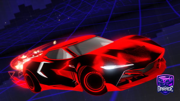 A Rocket League car design from paburo