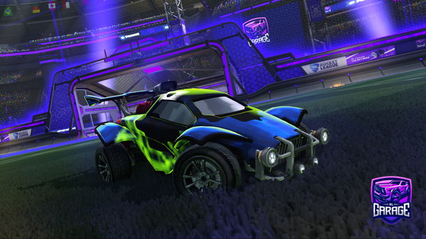 A Rocket League car design from fiveoburrito