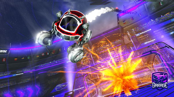 A Rocket League car design from HakonEriksen