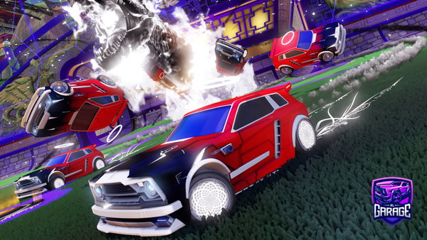 A Rocket League car design from MELININ15