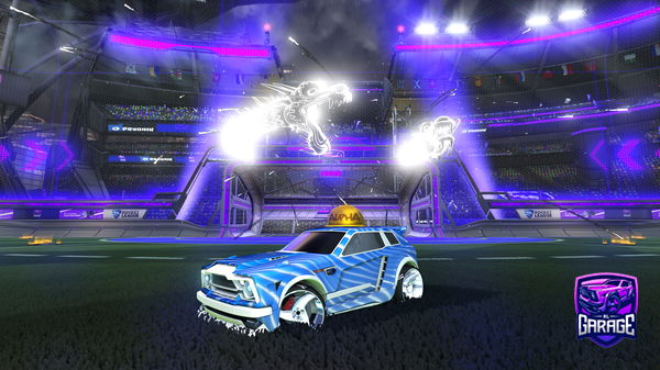 A Rocket League car design from momosgo