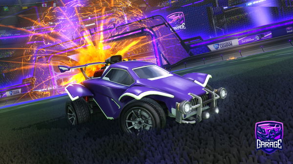 A Rocket League car design from BikerKing