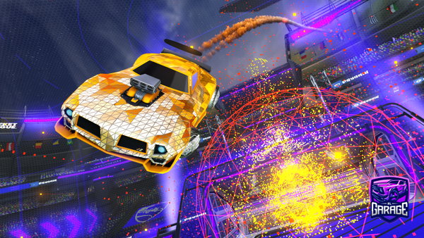 A Rocket League car design from bappleton