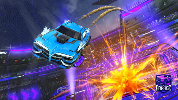 A Rocket League car design from Nathanshhshs