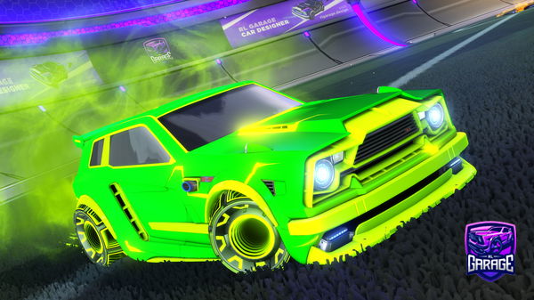 A Rocket League car design from Zxtos