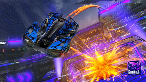 A Rocket League car design from Chrisader98v