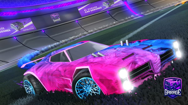 A Rocket League car design from pink-blob13