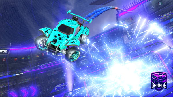 A Rocket League car design from Skybluefrog7