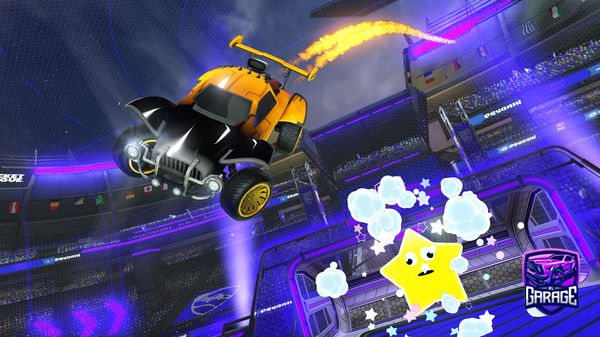 A Rocket League car design from KingSeagull488