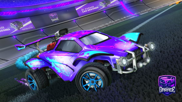 A Rocket League car design from supra1000hp