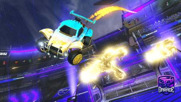 A Rocket League car design from Nacho2010