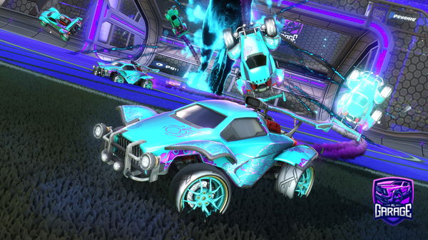 A Rocket League car design from Jadestar