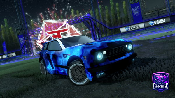 A Rocket League car design from Kevdev11