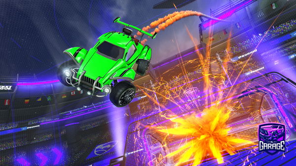 A Rocket League car design from JqnionL2