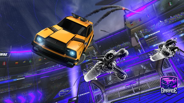 A Rocket League car design from Messi69420