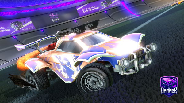 A Rocket League car design from DomineQ70