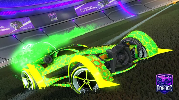 A Rocket League car design from Exee714