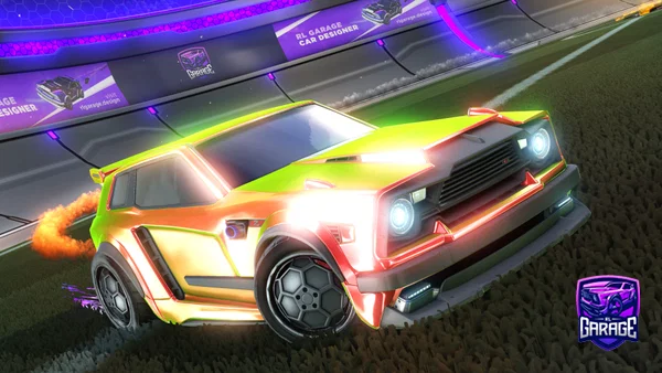 A Rocket League car design from dxrkSSL