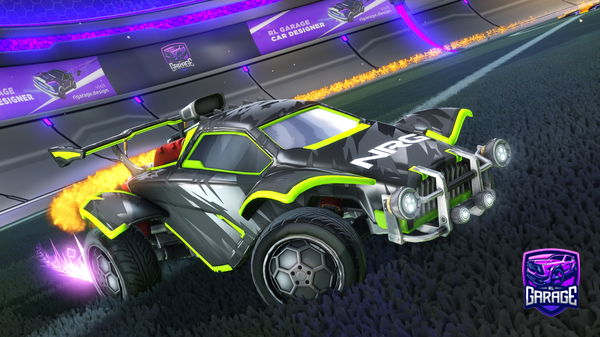 A Rocket League car design from PWRHeattrow