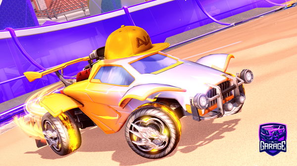 A Rocket League car design from OmegaActive