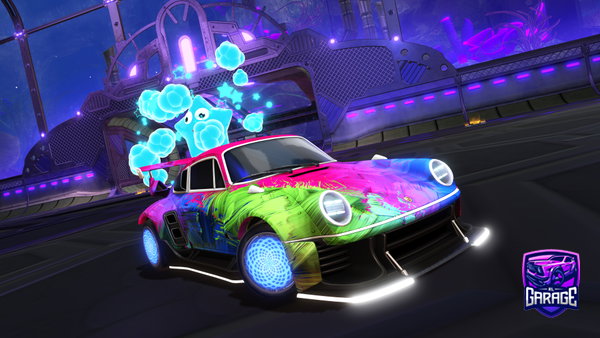 A Rocket League car design from KhairXD