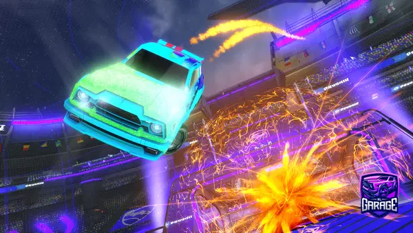 A Rocket League car design from MeggySpletzer