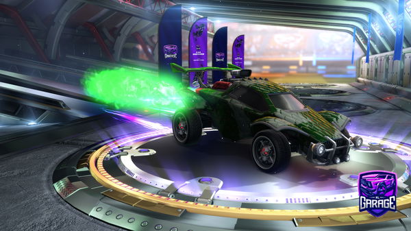 A Rocket League car design from Woofnado