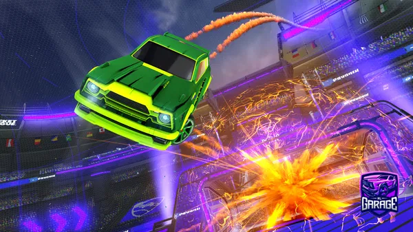 A Rocket League car design from MultipleFly1206