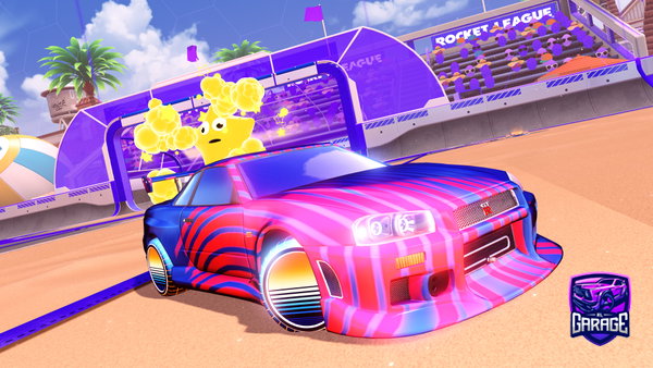 A Rocket League car design from moufas12