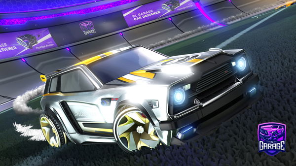 A Rocket League car design from Xman_611