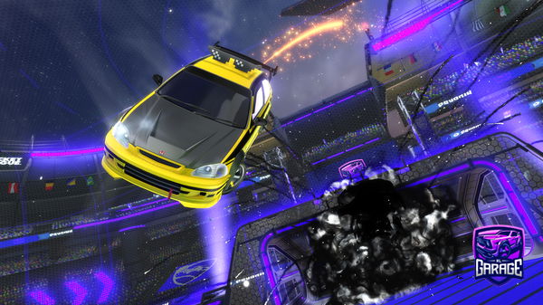 A Rocket League car design from HYPERXS65