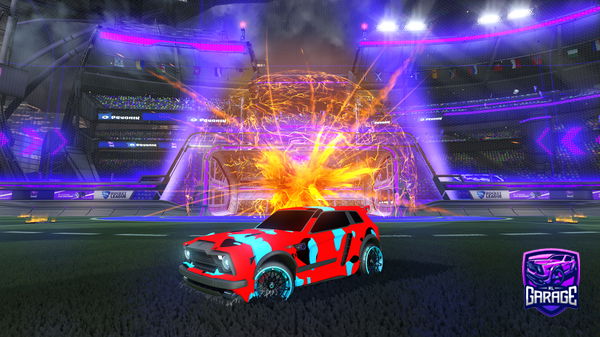 A Rocket League car design from Fhip