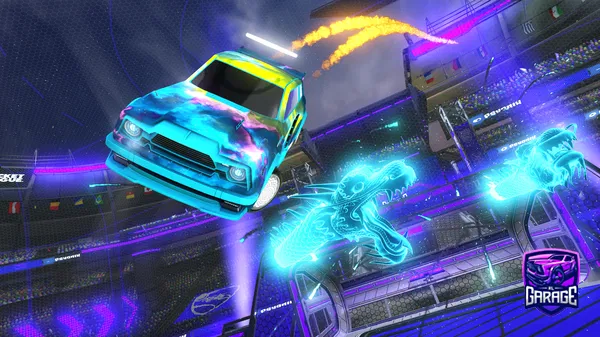 A Rocket League car design from Letsgo12